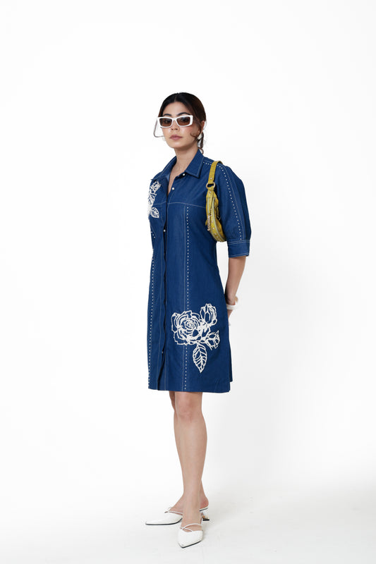 Midnight Rose Dress