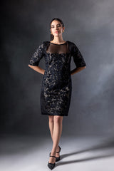 Jade Panel Body-con Dress