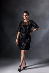 Jade Panel Body-con Dress