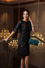 Jade Panel Body-con Dress