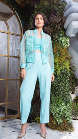 Oceanic Blue Co-ord Set