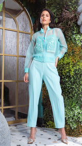 Oceanic Blue Co-ord Set