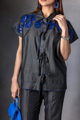 Colex Embellished Kaftan Co-ord Set