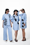 Sky Noir Floral Co-ord Set