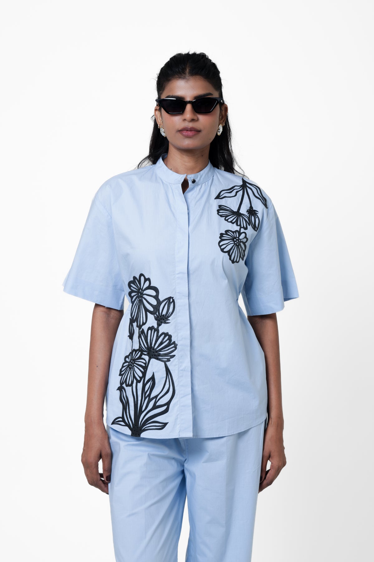Sky Noir Floral Co-ord Set