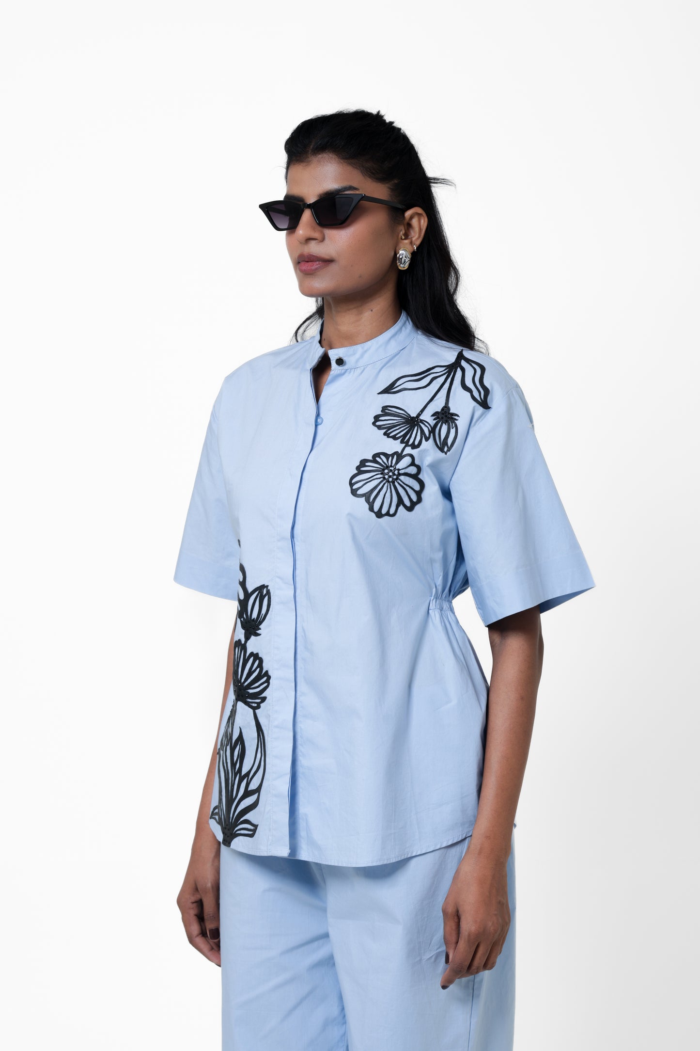 Sky Noir Floral Co-ord Set