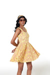 The Buttercup Mesh Mini Dress