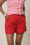 Crimson Bloom Shorts