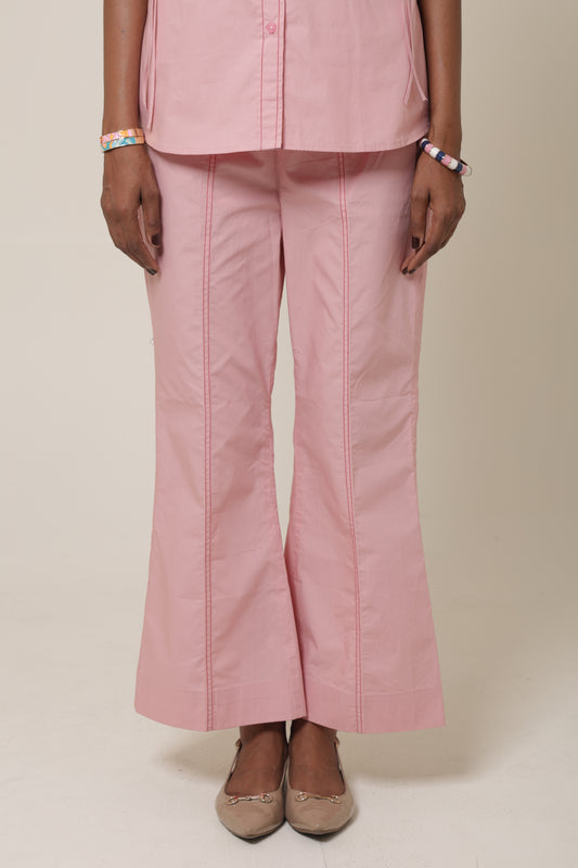 Blushing Butterfly Flare Pants
