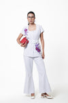 Violet Garden Belted Top
