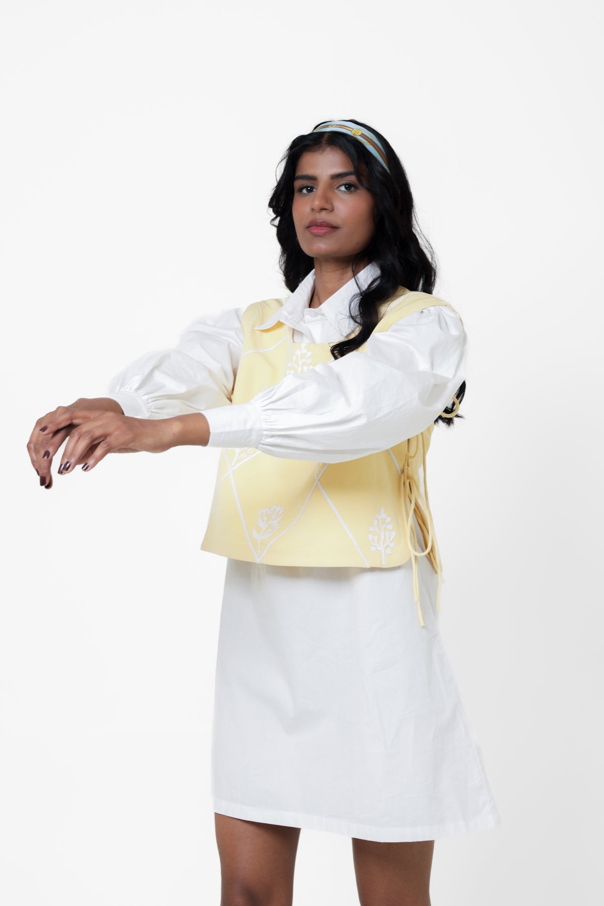 Butter Crop & Shift Set