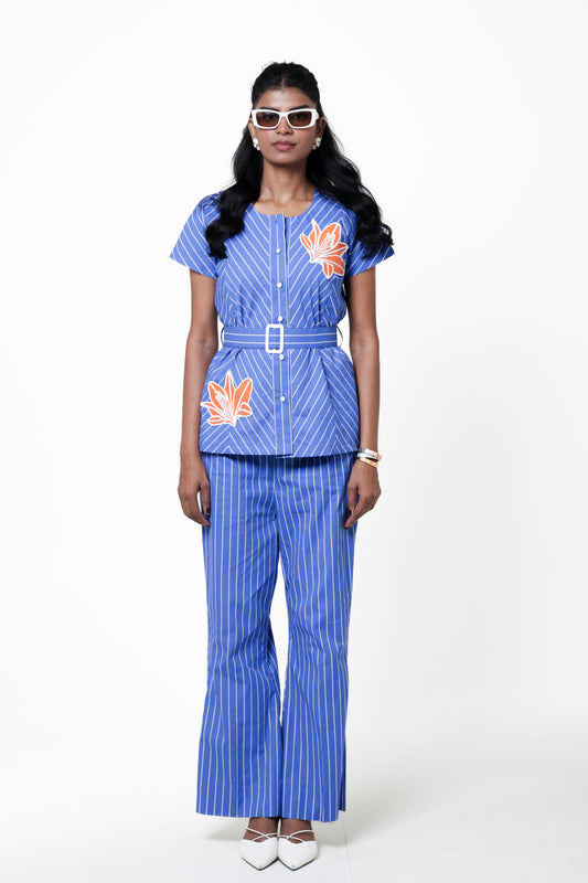 Cobalt Lily Co-ord Set