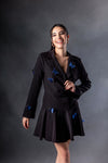 Electric Blue 3D Butterfly Dress
