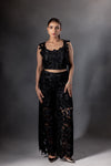 Jade Velvet Mesh Co-ord set