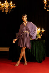 Rustic purple Kaftan Dress