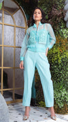 Oceanic Blue Bomber Jacket
