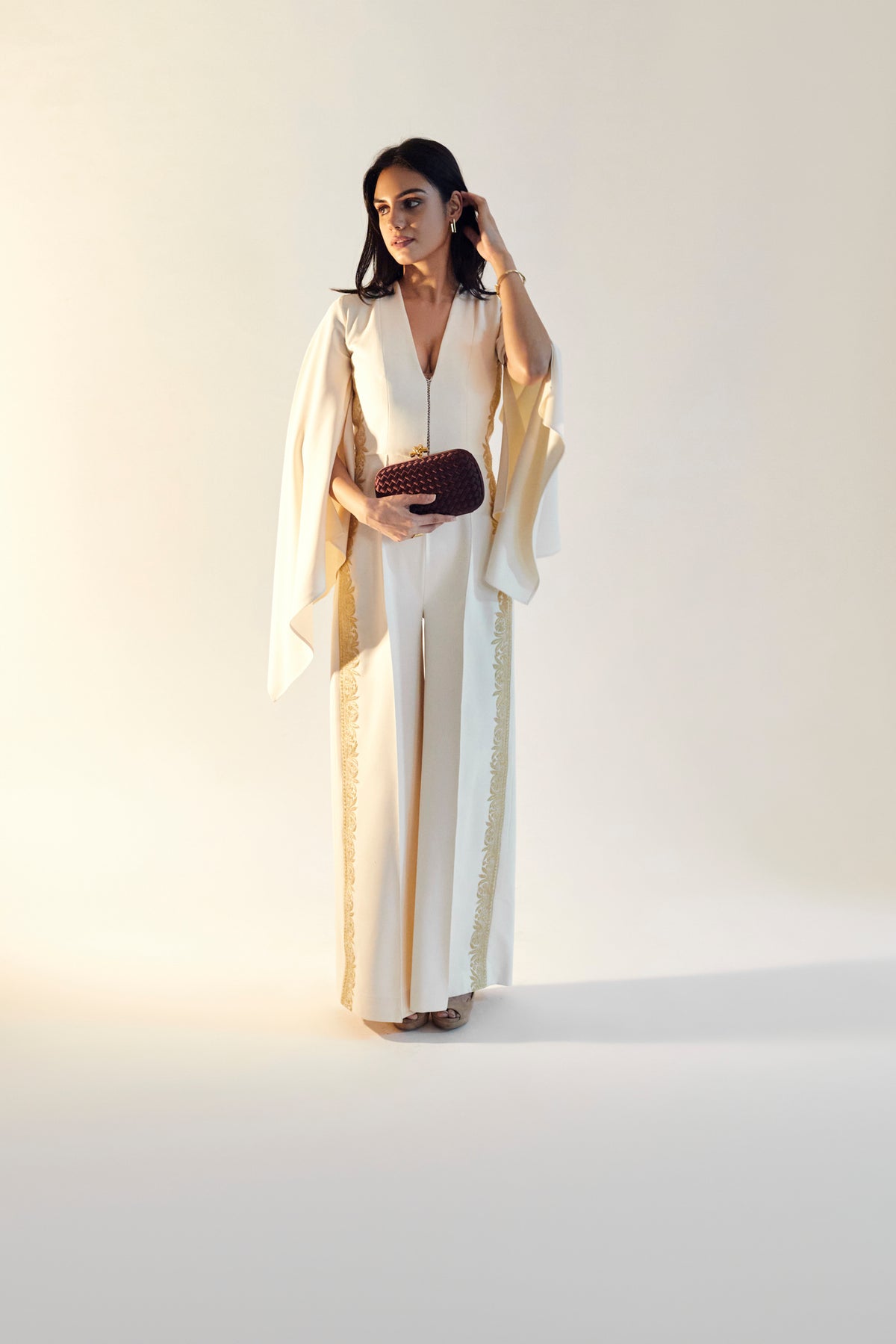 Off-White Embroidered Jumpsuit