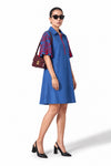 Denim Tassel Shirt Dress