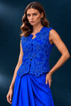Electric Blue Drape Set