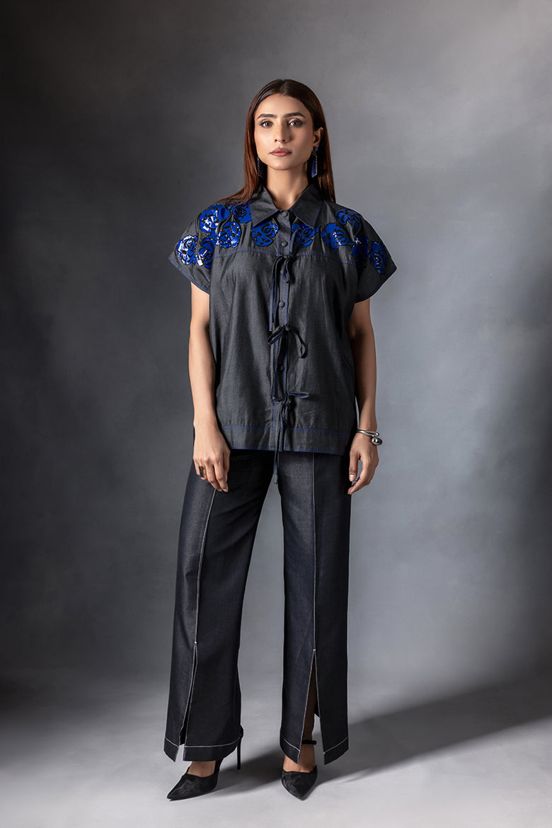 Colex Embellished Kaftan Co-ord Set