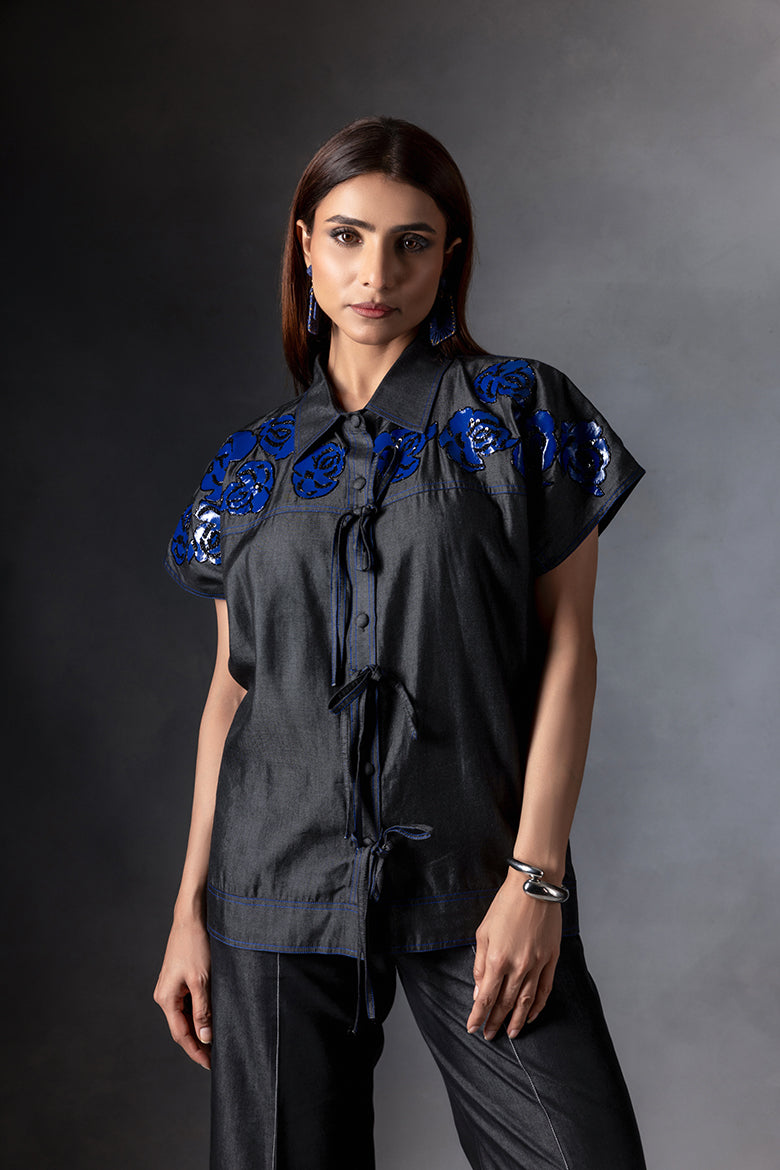 Colex Embellished Kaftan Shirt
