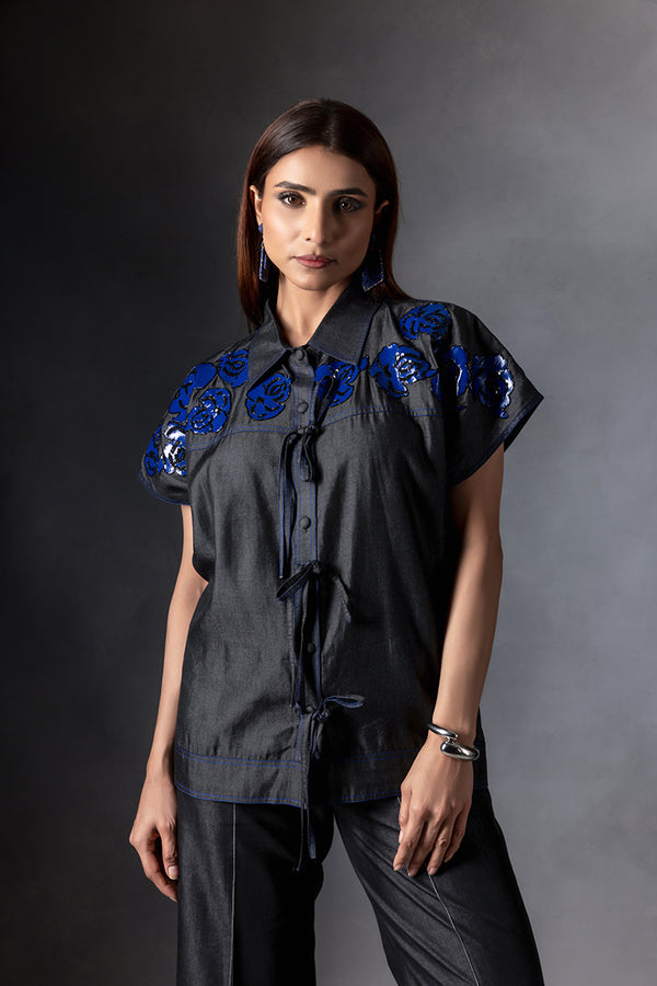Colex Embellished Kaftan Shirt