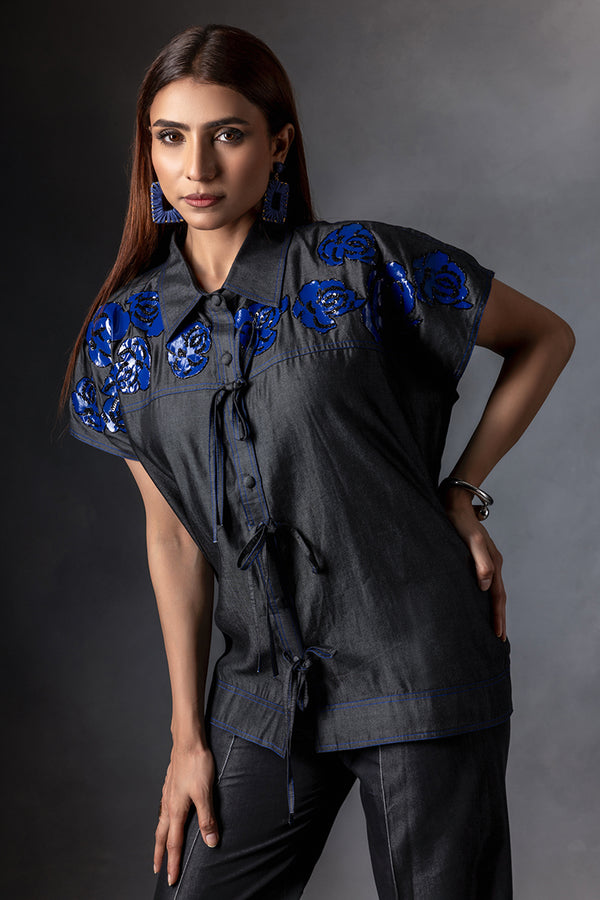 Colex Embellished Kaftan Shirt