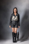 Charcoal Grey Crop Jacket