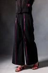 Metallic Pink Butterfly Crop Jacket Set